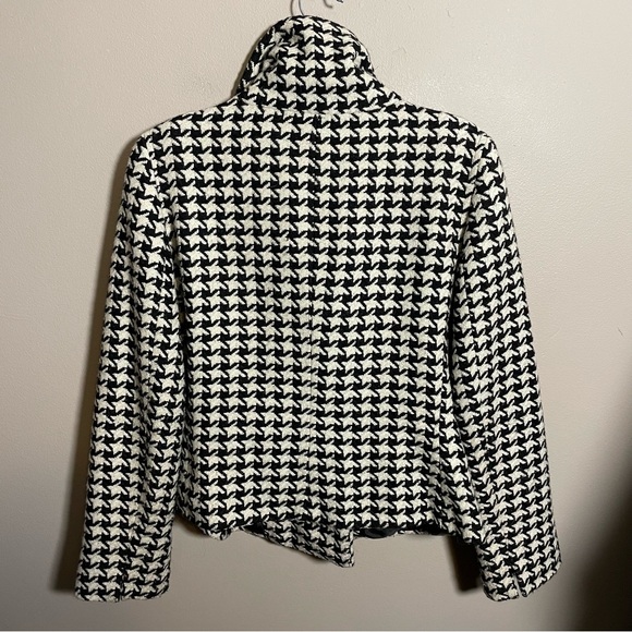 Talbots Houndstooth Wool Blend Jacket Size 12 - Picture 2 of 9